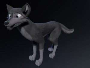 Niju Wolf 3D Model