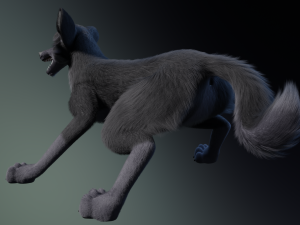 Niju Wolf Modelo 3D