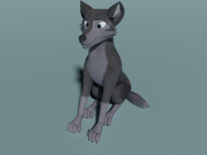 Niju Wolf Modelo 3D