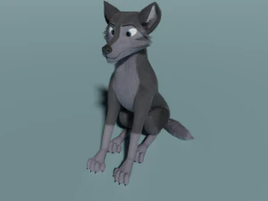 Niju Wolf 3D Model