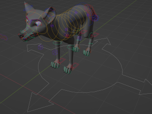 Niju Wolf Modelo 3D