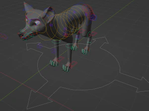 Niju Wolf 3D Model