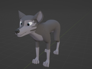 Niju Wolf Modelo 3D
