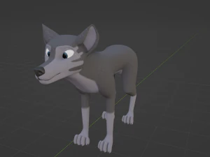 Niju Wolf 3D Model