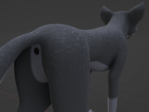 Niju Wolf Modelo 3D