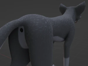 Niju Wolf 3D Model