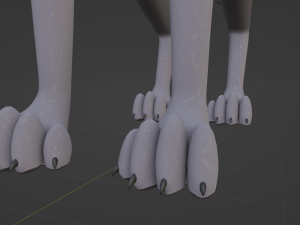Niju Wolf Modelo 3D
