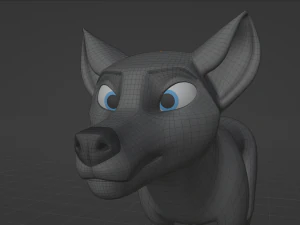 Niju Wolf 3D Model