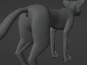 Niju Wolf Modelo 3D