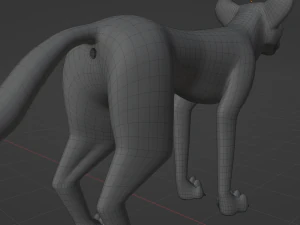 Niju Wolf 3D Model