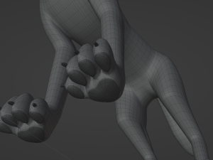 Niju Wolf Modelo 3D