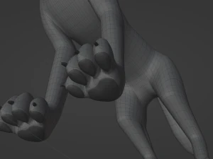 Niju Wolf 3D Model