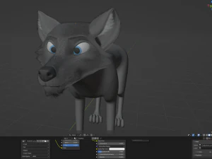 Niju Wolf 3D Model