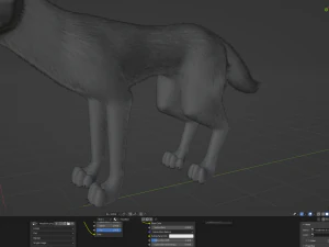 Niju Wolf 3D Model