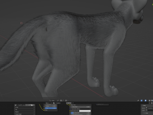 Niju Wolf Modelo 3D