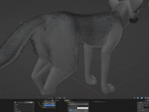 Niju Wolf 3D Model