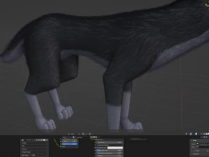 Niju Wolf 3D Model
