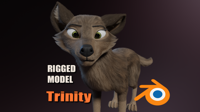 Trinity Wolf Modelo 3D .c4d .max .obj .3ds .fbx .stl .blend 