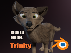 Trinity Wolf 3D Model