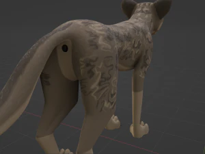 Trinity Wolf 3D Model