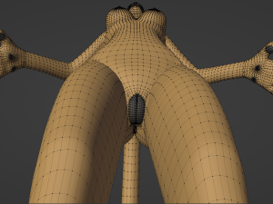 Aurora Anthro Cat Modelo 3D