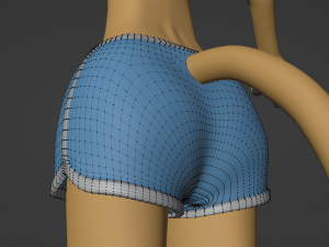 Aurora Anthro Cat Modelo 3D