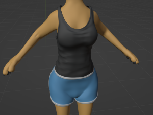 Aurora Anthro Cat Modelo 3D