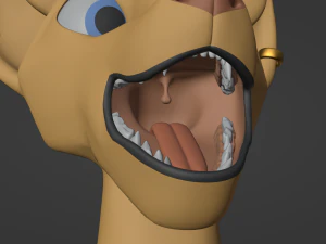 Aurora Anthro Cat 3D Model
