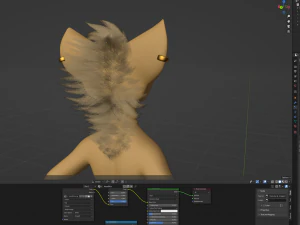 Aurora Anthro Cat 3D Model