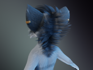 Darla Anthro Cat Modèle 3D