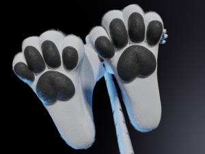 Darla Anthro Cat Modèle 3D