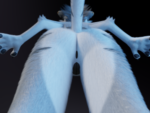 Darla Anthro Cat Modèle 3D