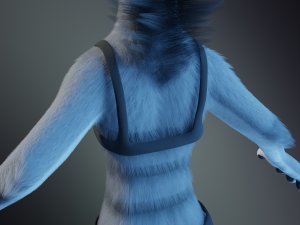 Darla Anthro Cat Modèle 3D
