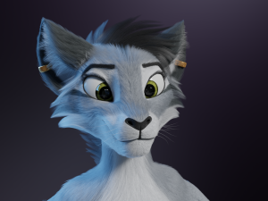 Darla Anthro Cat Modèle 3D