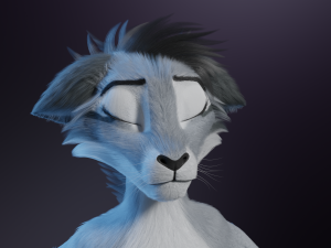 Darla Anthro Cat Modèle 3D
