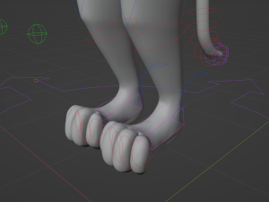Darla Anthro Cat Modèle 3D