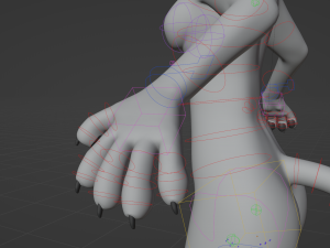 Darla Anthro Cat Modèle 3D