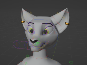 Darla Anthro Cat Modèle 3D