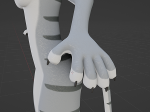 Darla Anthro Cat Modèle 3D