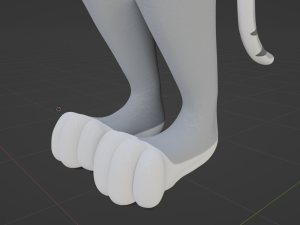 Darla Anthro Cat Modèle 3D