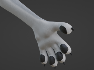 Darla Anthro Cat Modèle 3D