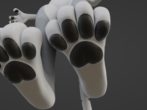 Darla Anthro Cat Modèle 3D