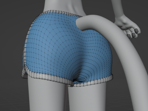 Darla Anthro Cat Modèle 3D