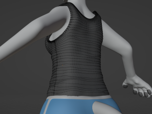 Darla Anthro Cat Modèle 3D