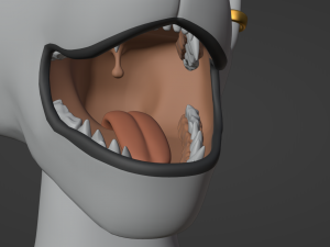 Darla Anthro Cat Modèle 3D