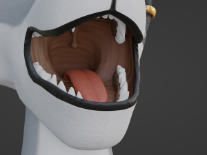 Darla Anthro Cat Modèle 3D