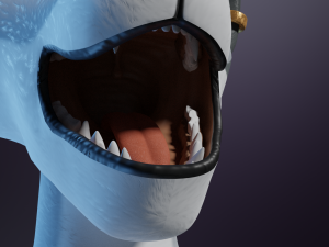 Darla Anthro Cat Modèle 3D