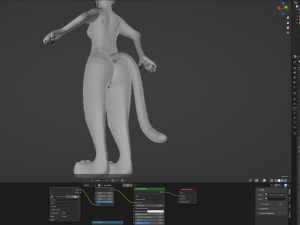 Darla Anthro Cat Modèle 3D