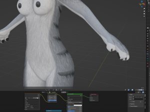 Darla Anthro Cat Modèle 3D