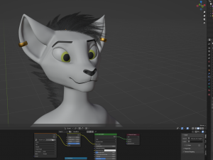 Darla Anthro Cat Modèle 3D